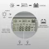 Qoltec saulės MPPT įkrovimo valdiklis su temperatūros jutikliu 20A 12V/24V LCD ekranas 2xUSB
