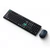 Klaviatūra Keychron B36 + BM25 pilno dydžio 100% QWERTY anglų, USB + RF belaidis + Bluetooth, žirkliniai jungikliai, juoda, su pele