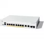Cisco Catalyst 1300-8FP-2G - Valdomas L3 tinklo jungiklis - 8 x Gigabit Ethernet (PoE+) + 2 x Combo SFP/RJ-45 - montuojamas stelaže - PoE+ (120 W)