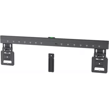 Fiksuotas TV sieninis laikiklis WENTRONIC Goobay Ultraslim 70822 XL juodas plokščiaekraniams