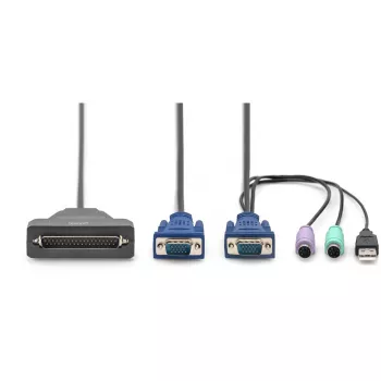 KVM jungiklis Digitus DS-72212 vieno prievado
