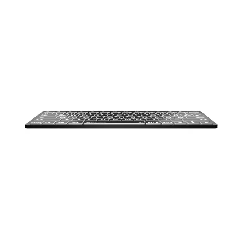 Logickeyboard Universal Bluetooth Klaviatūra LKB-LPWB-BTPC-DE QWERTZ Vokiška Juoda