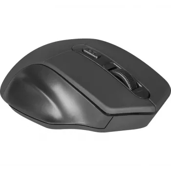 Belaidė optinė pelė DEFENDER Datum MB-345 RF, dešinei rankai, 1600 DPI, 3 mygtukai, USB RF imtuvas, juoda