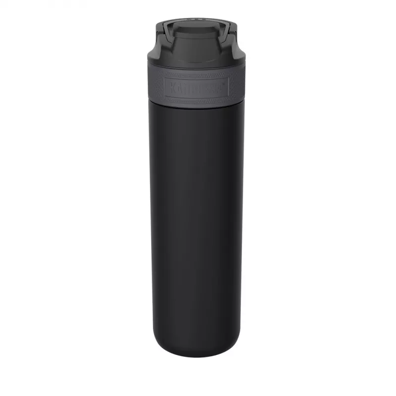 Termoizoliacinis vandens butelis Kambukka ELTON 600 ml – Juodas