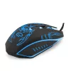 Esperanza MX203 SCORPIO – žaidimų pelė, USB, mėlyna, optinė, 6 mygtukai, juoda