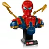 LEGO Marvel kolekcinė biustinė figūra Geležinis Žmogus-Voras 76326, 379 dalių, 18+ demonstracinis modelis, 170×200×110 mm