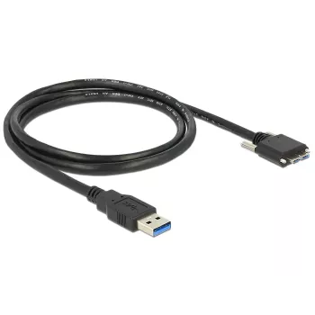 USB laidas DeLOCK 1m USB 3.0 USB 3.2 Gen 1 Micro-USB B Juodas