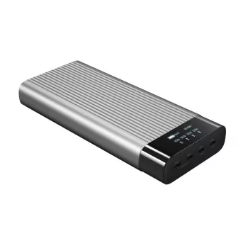 HYPER HJ245B Power Bank 27000 mAh Sidabrinis