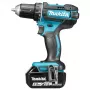 Makita belaidis gręžtuvas-suktuvas, 18V, 2x 5,0 Ah Li-ion, 62/36 Nm, 1,7 kg, LED