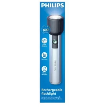 Philips įkraunamas prožektorius USB-C 400 lm 2000 mAh – nešiojamas LED žibintuvėlis