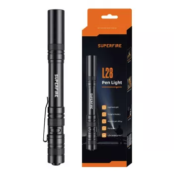 Žibintuvėlis Superfire L28 – nešiojamas LED žibintas, 121 lm, 5 W
