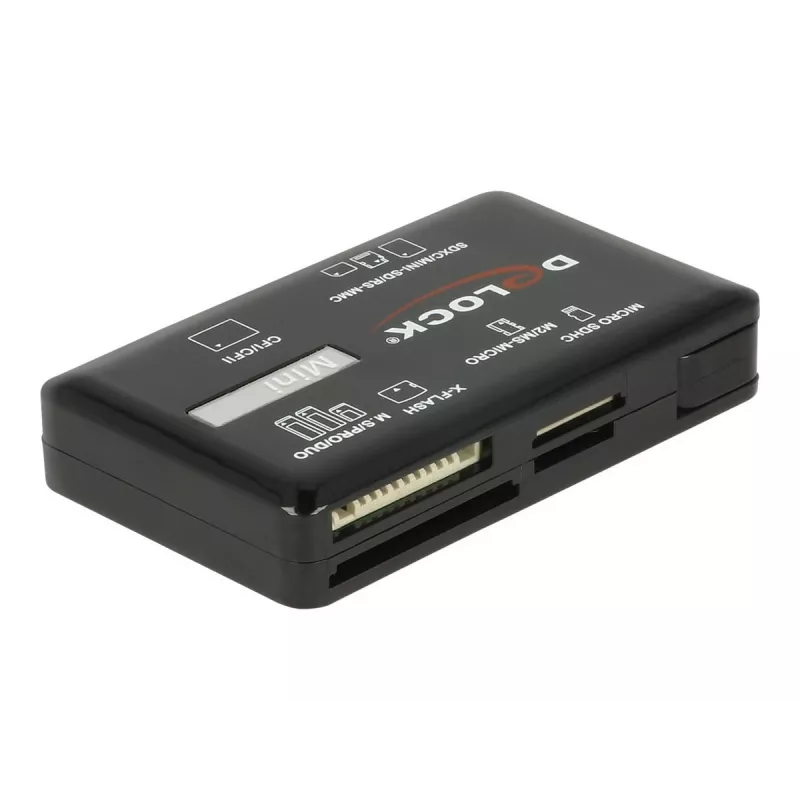 DeLOCK SuperSpeed USB kortelių skaitytuvas CF SD Micro SD MS M2 xD 5 Gbps