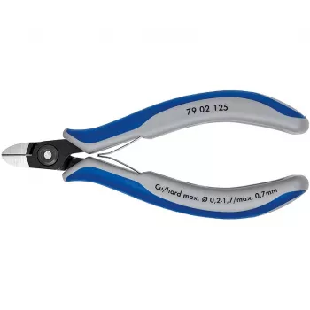 KNIPEX preciziniai elektronikos įstrižiniai pjaustytuvai