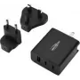 Ansmann TC315 kelioninis USB įkroviklis / 3 A / 15,5 W / 3 prievadai / USB-A / Smart IC / juodas / patalpoms (1001-0178)