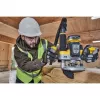 Plunginis frezatorius DeWalt DCW620NT-XJ, bešepetėlis variklis, 18V, 1600W galia, 11–23 tūkst. RPM, 12,7 mm įtvaras, dulkių ištraukimas, LED, 3,6 kg, dėklas