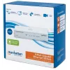 Manhattan 5 prievadų Gigabit Ethernet tinklo jungiklis, stalinis, plastikinis, IEEE 802.3az (energiją taupantis Ethernet), trejų metų garantija, dėžutėje