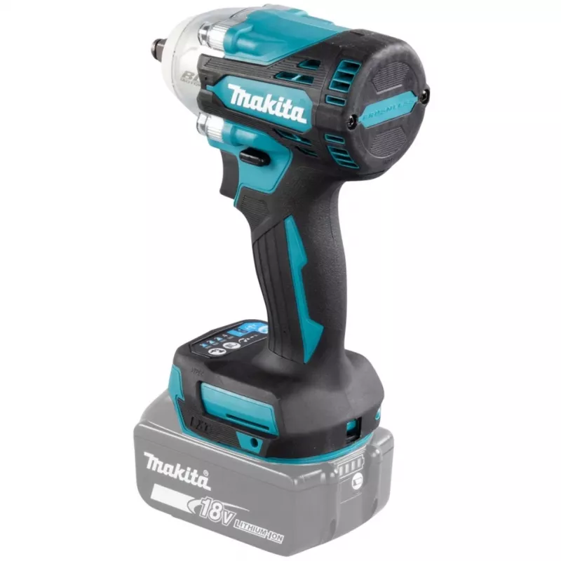 Makita DTW302Z elektrinis veržliaraktis 3/8 colio, 3200 aps./min., juodas/mėlynas, 18 V