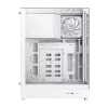 Gamemax T20 WH | Baltas M-ATX korpusas be maitinimo šaltinio