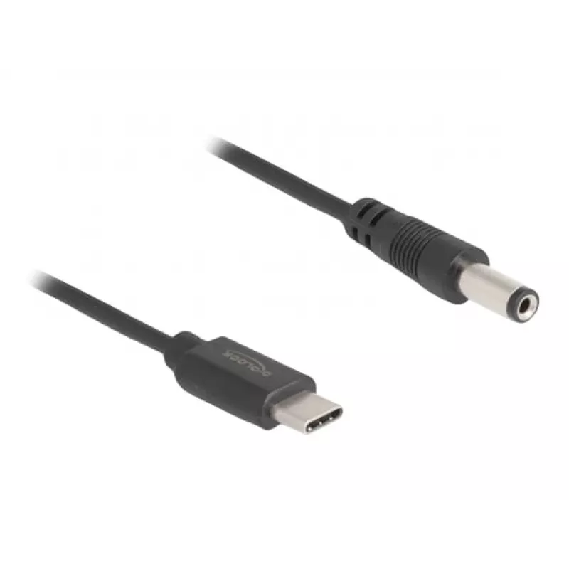 DeLOCK USB Type-C maitinimo laidas 1 m 5,5 x 2,1 mm vyriškas 5 V 1,5 A