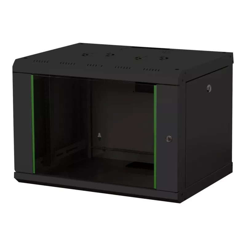 Sieninis tinklo spintos stovas Digitus DN-19 07-U-SW, 7U, juodas