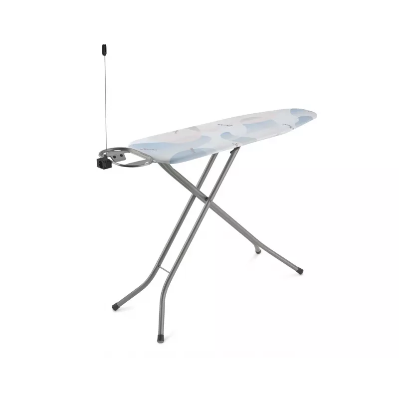 Pilno dydžio lyginimo lenta VILEDA Bravo Plus 143032 – reguliuojamas aukštis 80–97 cm, lenta 380×1200 mm, plieninis tinklelio viršus