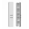Vonios kambario lentyna spintelė Top e Shop NEL II BIEL – laisvai pastatoma, 5 lentynos, 310×300×1740 mm, balta