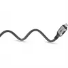 Ethernet kabelis USB-C 3.2 Gen2 kištukas > RJ-45 kištukas, LAN adapteris juodas/sidabrinis, 1,5 metro, pintas tekstilinis apvalkalas