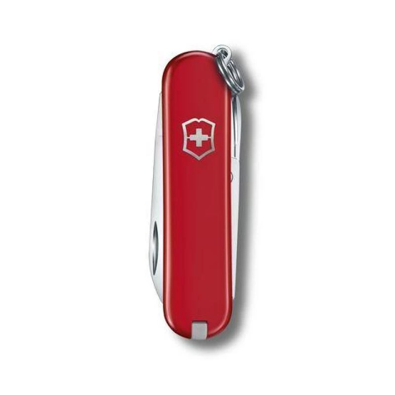 Daugiafunkcis peilis Victorinox 0.6223.G Raudonas su fiksuojančiu ašmeniu Drop point