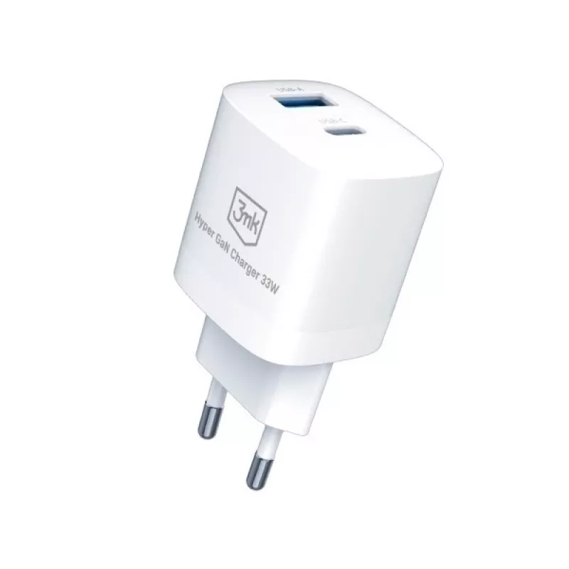 Įkroviklis 33W GaN PD 1xUSB-A+1xUSB-A