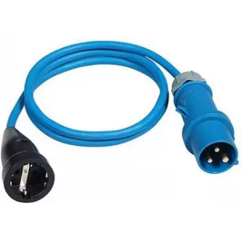 Adapterinis maitinimo laidas AS Schwabe 1,5 m H07RN-F 3G2,5 su CEE 16A kištuku ir Schuko mova 250V