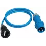 Adapterinis maitinimo laidas AS Schwabe 1,5 m H07RN-F 3G2,5 su CEE 16A kištuku ir Schuko mova 250V