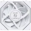 Lian Li UNI FAN TL Wireless LCD 120 Baltas — 120 mm PWM ventiliatorius su belaidžiu LCD valdikliu