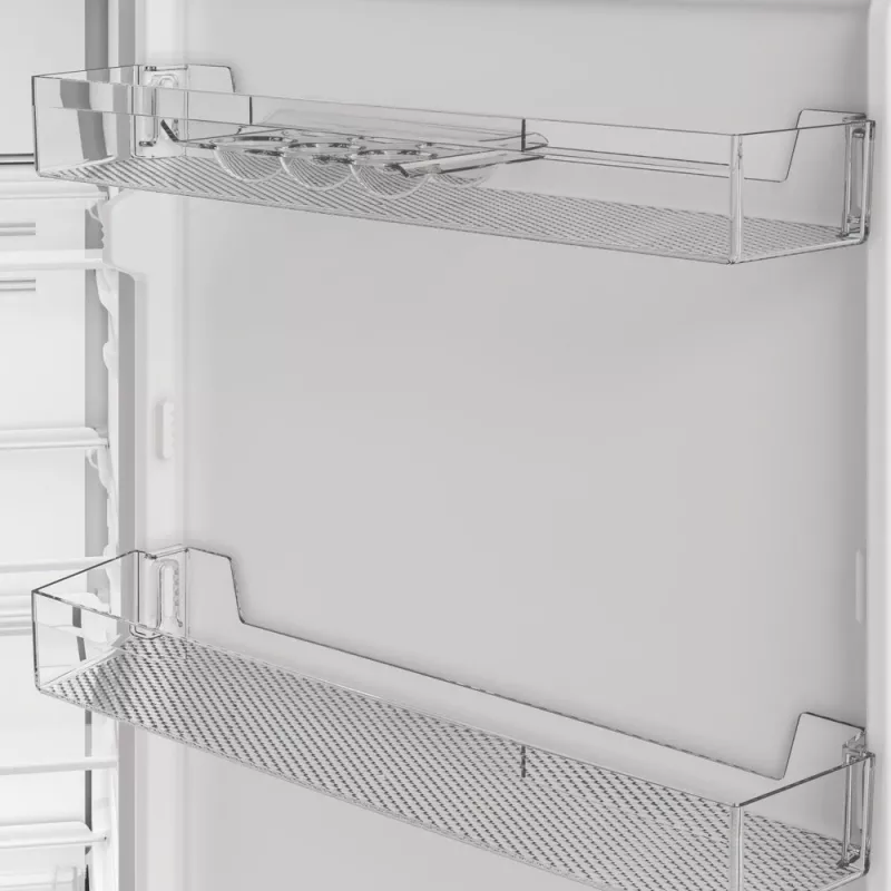 Šaldytuvas INDESIT INKS 1401 S4E1, E energijos klasė, laisvai pastatomas, kombinuotas, 202,5 cm aukščio, sidabrinis