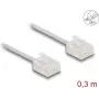 DeLOCK RJ45 Cat.6 UTP 0,3 m pilka tinklo jungiamoji virvutė