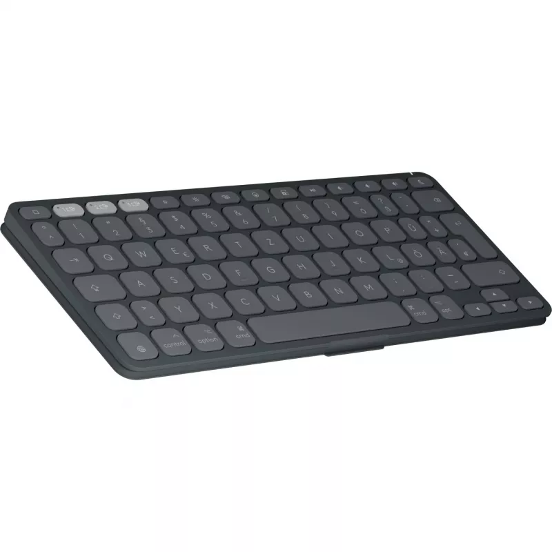 LOGITECH Keys-To-Go 2 für iPad, iPhone, Mac und Apple TV kabellose Tastatur Grafit