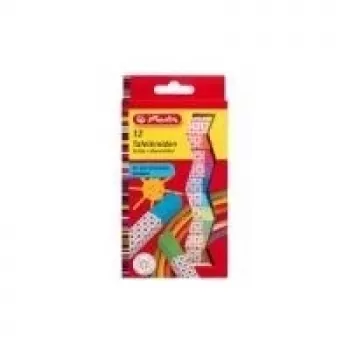 Herlitz Chalk 8856502 – Baltos kvadratinės kreidelės, 36 vnt., popieriniu įvyniojimu, negaląstos