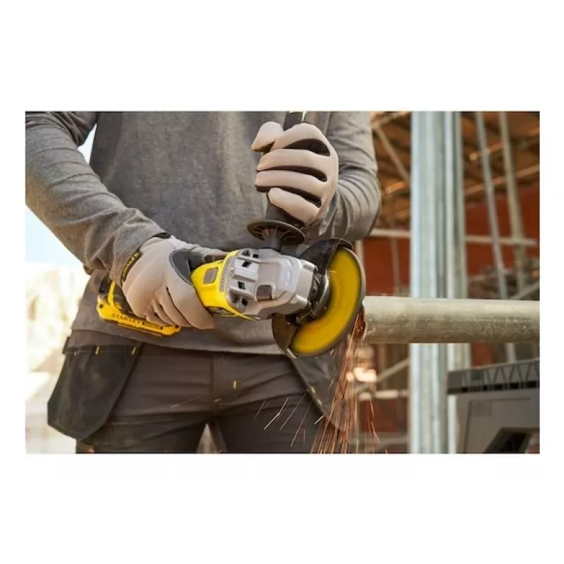 Stanley SFMCG710M1T-QW kampinis šlifuoklis 12,5 cm 8500 aps./min 800 W 1,84 kg