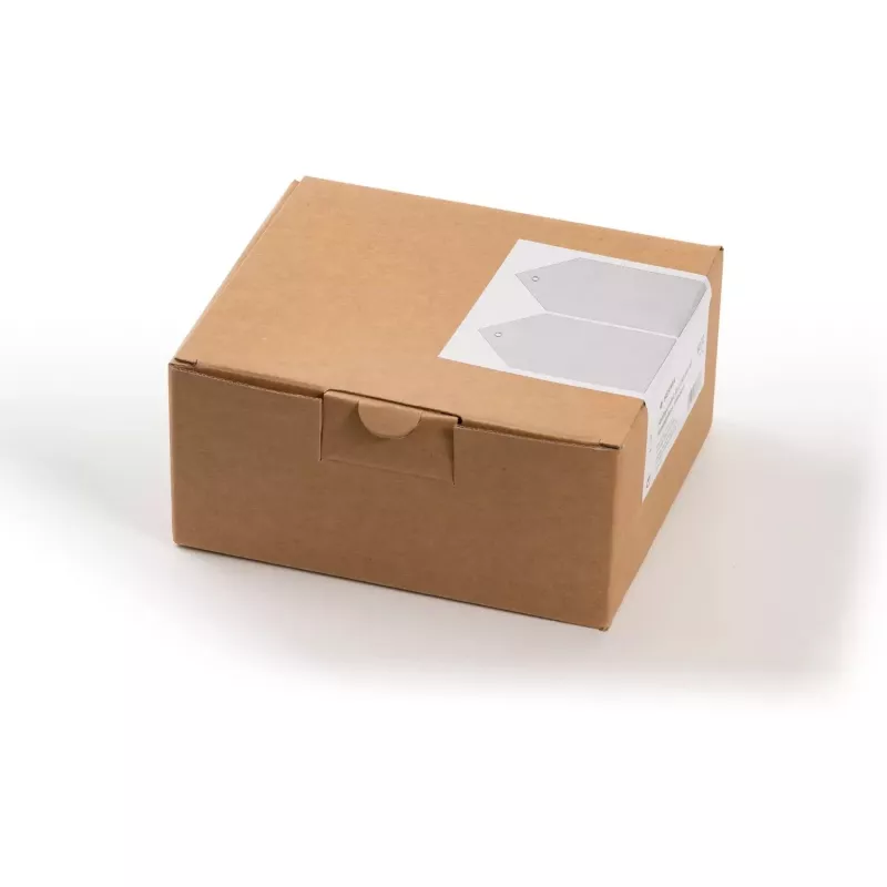 Siuntų etiketės HERMA 6070 80x150 mm su plastikine akute ir užlenktu kampu