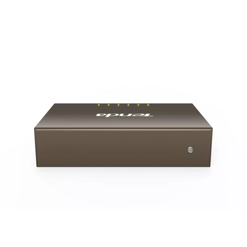 TENDA TEG1005D nevaldomas jungiklis – 5x Gigabit RJ-45 prievadai, 10 Gbit/s perjungimo talpa, pilka spalva