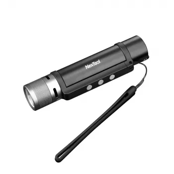 Mini žibintuvėlis Nextool NE20170 — 1000 lm, 2600 mAh ličio jonų, USB-C powerbank, IPX4, 34 mm × 160,5 mm