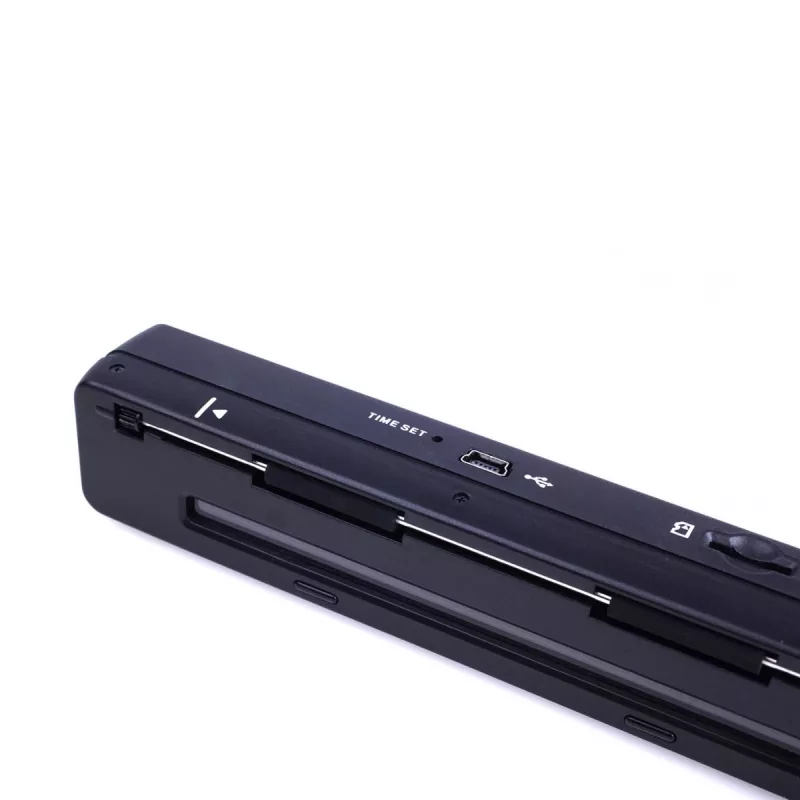 Rašiklinis skaitytuvas MEDIA-TECH MT4090, juodas, LED ekranas, USB 2.0, MicroSD, AAA baterija
