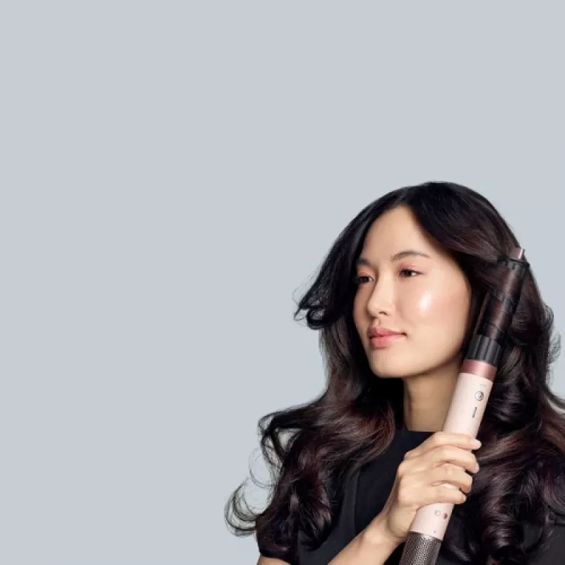 Dyson Airwrap Coanda2x Straight + Wavy Multistyler kreminė/rožinis auksas, 1700 W (pažeista pakuotė)