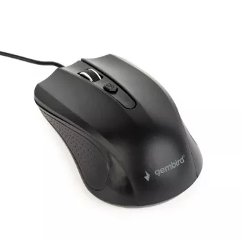 Optinė pelė juoda USB 1,8 m laidas