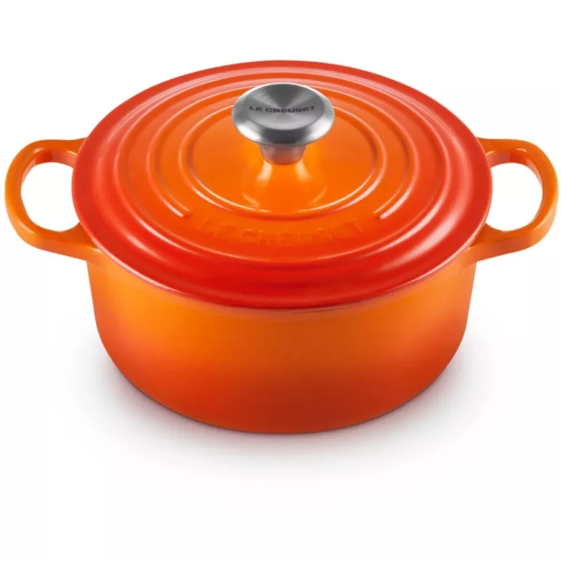 Le Creuset Signature apvalus kepimo indas 18 cm vulkaninė