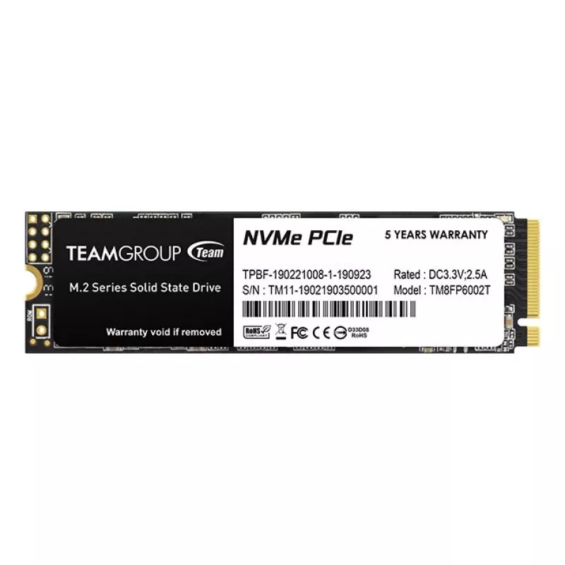 Team Group MP33 - SSD - 256 GB - Vidinė - M.2 2280 - PCIe 3.0 x4 (NVMe)