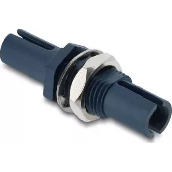 DELOCK Šviesolaidinis adapteris HFBR 4515Z Simplex plastikinis sujungėjas mėlynas (Bu > Bu)