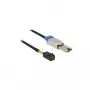 SAS kabelis DeLOCK 83620, 1 m, Mini SAS SFF-8088 – Mini SAS HD SFF-8643