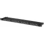 Patch Panel Helos 134334 0,5U Gigabit Ethernet Pilka