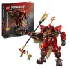 LEGO statybinis rinkinys NINJAGO 71846 Ugnies riterio mechas, 996 dalių, 2 minifigūrėlės, judrios galūnės, 260 mm aukštis