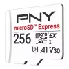 MicroSDXC atminties kortelė PNY microSD Express 256 GB UHS‑I Skaitymas 890 MB/s Rašymas 750 MB/s U3 V30